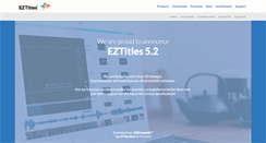 Desktop Screenshot of eztitles.com