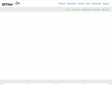 Tablet Screenshot of eztitles.com